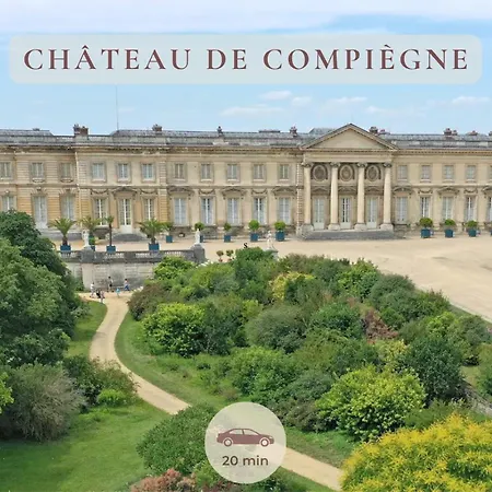公寓 La Briqueterie - T2 4 Pers, Parking, 10 Min Compiegne